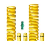 Coiled Garden Hose - Retractable Spring Design Watering Sprayer Pipe