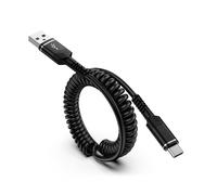 Coiled USB C Cable, [0.4M-1.8M] Samsung Fast Charge Retractable Charger Cable Type C Android Auto Cable for Samsung Galaxy S25 S24 S23 S22 S21 A16 A15 A14 A56 A55 A54 A36 A35, iPhone 16 15, Xiaomi