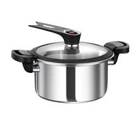 Coimeur de pression portable - Contrôle de cuisson électrique compacte, coocker rapide multifonction | Pot intérieur en acier inoxydable avec couvercle de serrure de sécurité, commandes numériques