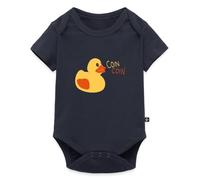 Coin Coin Petit Canard Humour Canard De Bain Body Manches Courtes Bébé Bio
