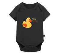Coin Coin Petit Canard Humour Canard De Bain Body Manches Courtes Bébé Bio