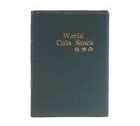 Coin Collector Book Organiseur de 120 poches, album de rangement d'argent pour classes d'histoire, projets scolaires, présentoirs de musée, parfait pour la conservation culturelle, les anniversaires