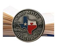 Coin Commémorative | République du Texas Challenge Souvenir De Collection en Acier Inoxydable en Acier Inoxydable | Cadeau De Souvenir pour Les Amis De La Famille Adultes Lone Star Pride