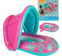 Coin créatif BESTWAY 34091 Ponton gonflable avec auvent rose