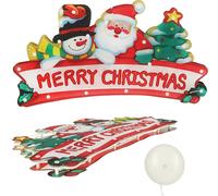 Coin Créatif Lumières de Noël LED Joyeux Noël Décoration 45cm