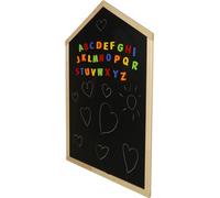 Coin créatif Tableau magnétique pour suspendre la maison + lettres craie éponge