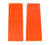 Coin D'abattage D'arbre en Plastique de 8 Pouces, Coin D'abattage D'arbre avec Pointes, Coin D'abattage D'arbre, Accessoire de Tronçonneuse en Plastique ABS (Orange)