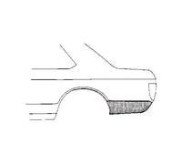 Coin d'aile arrière gauche pour Opel Ascona A (1970-1975)