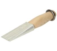 Coin de bûcheron en aluminium Dural avec bois et anneau poids : 1000 g, longueur : 35 cm