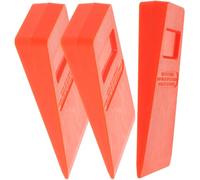 Coin de Calage pour Bûcheronnage 3 Pièces en Plastique Orange