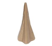 Coin de Fendage Diamant en Acier, Pointe Unique, Modèle Sm23 pour Bois | Thermique, Puissance de Séparation Accrue, Finition Or, Usage Menuiserie et Cheminée