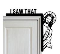 Coin de Jésus | Cadre Créatif pour Bois | J'ai Vu Que Jésus Christian Fenêtre Cadre Église chrétienne Décoration d'angle