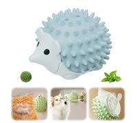 Coin de massage pour chat avec herbe à chat | Jouet pour chat auto-occupation | Brosse d'angle de massage pour chat, brosse douce pour chat, jouet à l'herbe à chat, accessoire pour chat (E)