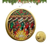 Coin de Noël - Couronne de vacances à collectionner, porte-orages décoratifs pour les arbres de Noël, les bas de cheminées et la décoration de festives, le design de souvenir de vacances compacts, 1,5