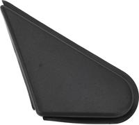 Coin de pilier Triangle Garniture Vue Miroir Drapeau Applique Panneau Couverture pour Mitsubishi Lancer Evolution 08-15 Plastique Noir