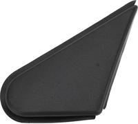 Coin de pilier Triangle Garniture Vue Miroir Drapeau Applique Panneau Couverture pour Mitsubishi Lancer Evolution 2008-2015 Plastique Noir