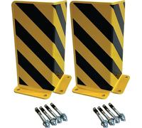 Coin de protection H400xL175/175mm forme L acierbl.noir/jaune UE=2 pcs. GEWA LAS-400-P-S