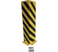 Coin de protection H800xL175/175mm forme L acierbl.noir/jaune UE=1 pcs.GEWA LAS-800-P-S