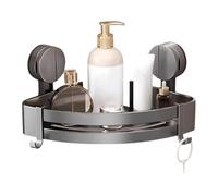 Coin de support de douche - Organisateur de coin de douchhe pratique | Etagères d'angle de doucche avec ventouse étanche | Support organisateur de douche de salle de bain sans perçage mural
