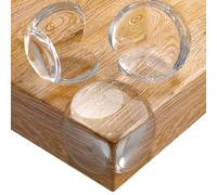 Coin de Table Protection pour Bébé - Coussin d'Angle Grande pour Coins & Bords de Table - Protege Table Sécurité Enfant - Anti-Choc et Transparent avec l''Adhésif Fort (12 pcs)