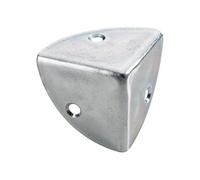 Coin de valise à visser acier zingué, L.36 mm