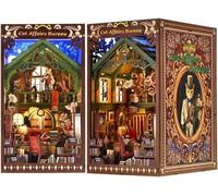 Coin des livres miniatures - Bureau du détective des chats
