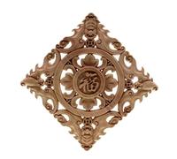 Coin en bois sculpté Applique Onlay, Appliques d'angle en bois sculpté for meubles, murs, portes d'armoires, plusieurs tailles(30 * 30cm)