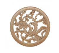 Coin en bois sculpté Applique Onlay, Appliques décoratives anciennes en bois sculpté non peintes, de plusieurs tailles(C type 30cmX30cm)