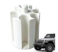 Coin Holder - 3d Printing Portable Organizer, 2.95×3.54 Inches Auto Change Storage Container with Secure Slot Design, Car Console Coin Dispenser, Sort Penny Dime Nickel Quarter Holder for Truck