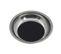 Coin into Cup Trick - Illusion de pénétration de pièces de monnaie magique avec tapis de tasse - Accessoire magique en métal pour des performances professionnelles