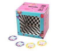 Coin Magic Box Toy - Accessoire d'enseignement des principes physiques, taille compacte, fonction de disparition surprise, ensemble de jeu de croissance cognitive, aide au développement de la pensée c