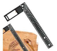 Coin Menuisier - Règle Combinaison de Précision Ligne Rectangulaire Pour Architectes Charpentiers Ingénieurs École de Travail Maison Bureau de Construction