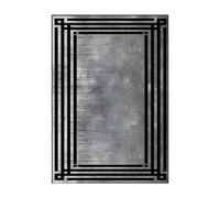 Coin noir impression numérique 3D tapis de sol antidérapant - 80 x 150