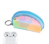 Coin Purse Pouch, Small PVC Change Purse for Women, Keychain Wallet, 4.72x3.35x1.57 inches Compact and Practical Design:, Portable Storage Bag for Coins, Cards, and More