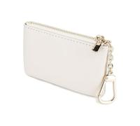 Coin Purse Remplacement Mini Portefeuille Men Femmes Femmes avec Sac de trousque Bague de Mode Zipper Sac Keychain en Cuir en Cuir Classique à Main, Blanc, 1pcpurse