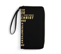 Coin Purse Wallet Croix du Christ Jésus Cuir Portefeuille Élégant Porte Monnaie Femme Original Retro Femme Pouch Bourse pour Enfant, La Fille, Amoureux