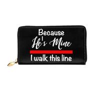Coin Purse Wallet Parce qu'il Est À Moi, Je Marche sur Cette Ligne Femme De Pompier Cuir Portefeuille De Nombreux Emplacements pour Cartes Femme Pouch Bourse Original Retro Porte-Monnaie