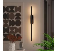 Coinmit Applique murale LED sans fil avec tactile, 5000 mAh, rechargeable, éclairage mural magnétique de 83 cm, 3000 K-6000 K, à intensité variable, pour l'intérieur, 5 W