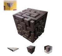 Coins Impossibles - Décoration Murale qui Réinvente la Réalité, Sticker Mural d'Angle Illusion 3D, Cube Graphique 3D Repositionnable | Décoration Moderne et Transformatrice (02)