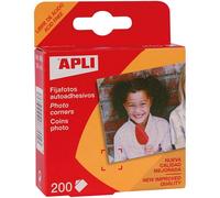 Coins Photos Auto-Adhésifs 18 X 17 Mm 200 Unités