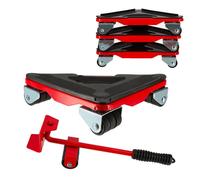 Coins roulants x4 - charge 300kgs - Élévateur de transport de meubles et jeu de roulettes - Poignée de levage