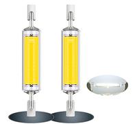 COITROZR Ampoule R7S LED 78mm, 10W Remplacer halogène R7S J78 100W, AC 220V-240V 1000LM R7S COB LED Ampoule linéaire 78mm,4pcs,Natural White Light