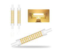 COITROZR Ampoule R7s LED 78mm à lumière Variable, 5W J78 Lampe linéaire 500lm, 78mm R7s Corn Light, égale 45W Lampe halogène，AC100V - 230V (2 Packs) (Color : Warm White, Size : 78mm)