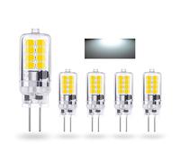 COITROZR Ampoules LED G4, 3W G4 LED Lampes Non dimmable 300LM, Equivalent 30W G4 Halogène Lampe, AC/DC 12V sans scintillement,Cool white 6000k,5PCS