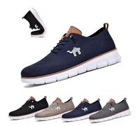 COITROZR Chaussures OrthopéDiques Homme,Chaussures Homme sans Lacets Baskets De RandonnéE en Plein Air LéGèRes Et Respirantes avec Soutien De La VoûTe Plantaire(Blue 2,41 EU)