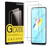 Coiwxmoi 2 Pièces Verre Trempé pour OPPO A54 5G / A74 5G, Ultra Résistant Film Protection Écran, HD Ultra Transparent, Sans Bulles, Dureté 9H Glass, Vitre Protecteur 6.5", Clear