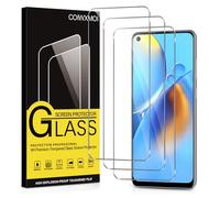 Coiwxmoi 3 Pièces Verre Trempé pour OPPO A74 4G / OPPO A94 5G, Ultra Résistant Film Protection Écran, HD Ultra Transparent, Sans Bulles, Dureté 9H Glass, Vitre Protecteur 6,43", Clear