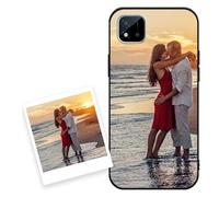 Coiwxmoi Coque Personnalisée pour Oppo Realme C11 4G 6,5", Personnalisable Étui avec Photo Votre Propre Image, Personnaliser Custom Housse de Protection TPU Bumper Cover pour Oppo Realme C11 4G, Noir