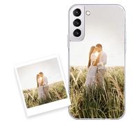 Coiwxmoi Coque Personnalisée pour Samsung Galaxy S21 5G 6,2", Personnalisable Étui avec Photo Votre Propre Image, Personnaliser Custom Housse TPU Bumper Cover pour Samsung S21 5G, Transparent