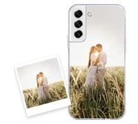 Coiwxmoi Coque Personnalisée pour Samsung Galaxy S21 FE 5G 6,4", Personnalisable Étui avec Photo Votre Propre Image, Personnaliser Custom Housse TPU Bumper Cover pour Samsung S21 FE 5G, Transparent